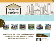 Tablet Screenshot of bungalowsofcharlotte.com